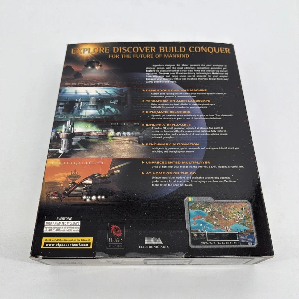 Sid Meier's Alpha Centauri (PC, 1999! PDF Open Box Complete